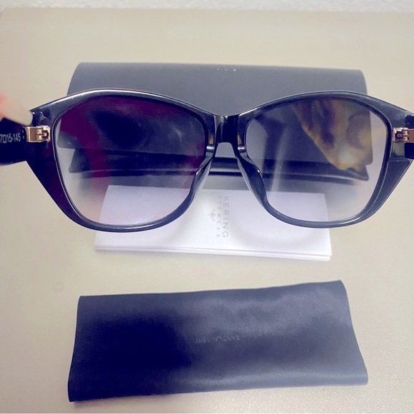 NEW SAINT LAURENT YSL SL M8/FN 001 Sunglasses in Black With YSL Logo in Gold - Picture 9 of 16